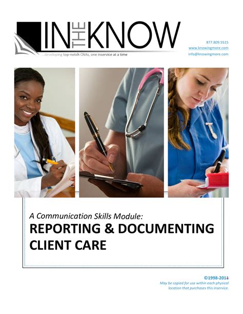 Reporting And Documenting Client Care