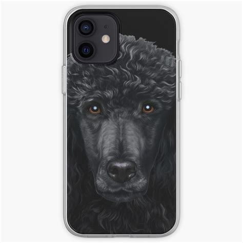 Black Poodle Dog Face Iphone Case And Cover By Fox Republic Redbubble