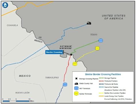 Application Of Borrego Crossing Pipeline Llc