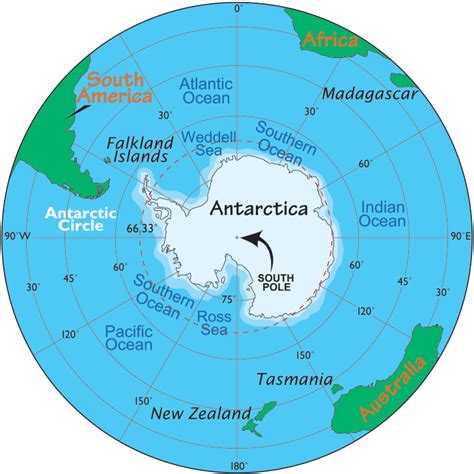Antarctica Map / Map of Antarctica - Facts About ...