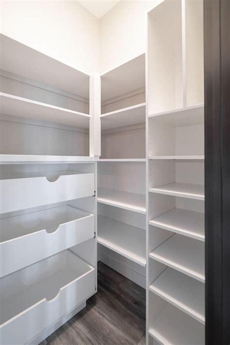 Okay.a little more than excited to show this. Look at this pantry with the custom pull out shelves and ...