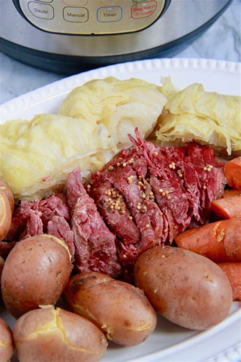 Instant Pot Corned Beef Smashed Peas And Carrots Bloglovin