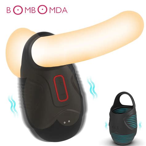 Testicle Vibrator Sex Toys For Men Cockring Delay Ejaculation Ring Male Masturbator Vibrating