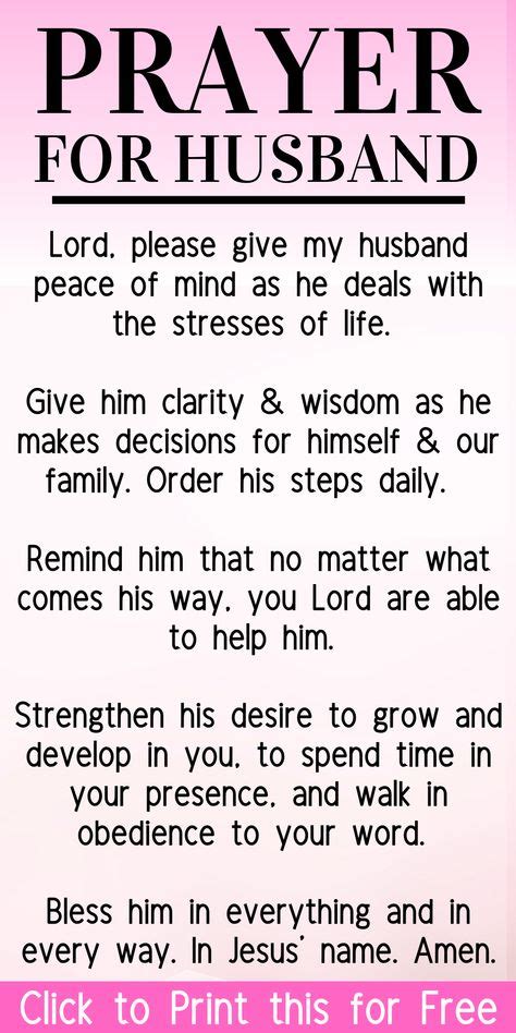 39 Prayer For My Husband And Marriage Ideas Prayers For My Husband