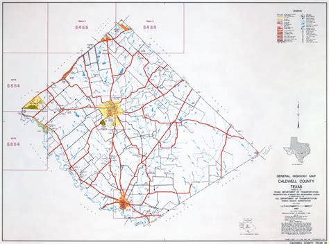 Texas TxDOT District Maps