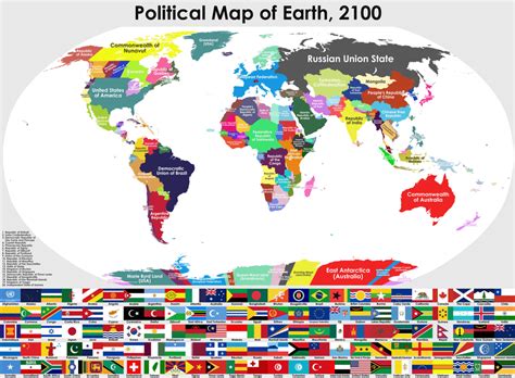 The World In 2100 Imaginarymaps