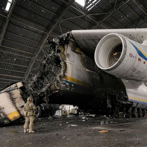 بزرگ‌ترین هواپیمای جهان که روسیه نابودش کرد عکس