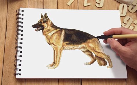 How To Draw A German Shepherd A Quick And Easy Drawing Tutorial