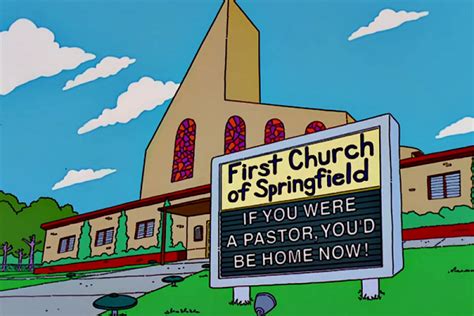 The Simpsons 25 Best Church Marquees Page 11