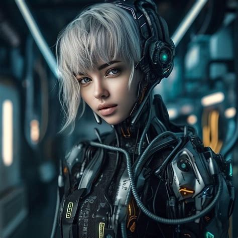 Cyberpunk Female Cyberpunk Sci Fi Rpg Mech Suit Game Concept
