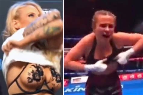 Bkfc Stunner Who Flashed Boobs Says My Work Is Done As Daniella