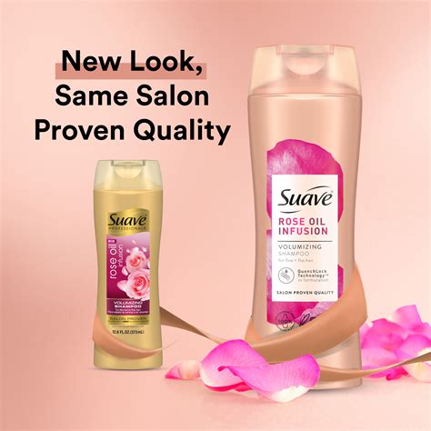 Suave Professionals Shampoo Rose Oil Infusion 126 Oz