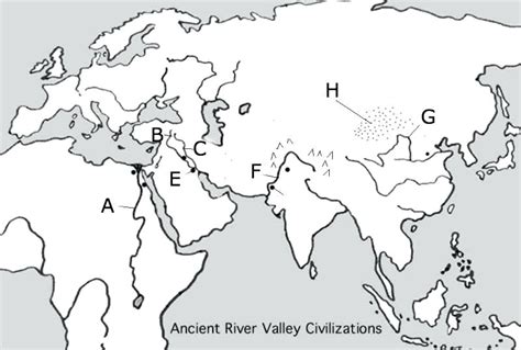 Ancient Civilizations Map Diagram Quizlet
