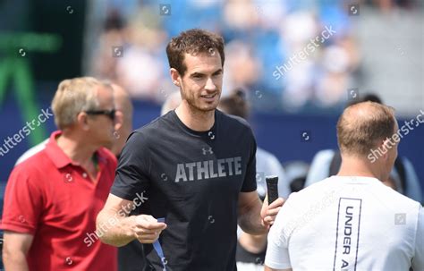 Andy Murray Looks Relaxed On Practice Editorial Stock Photo Stock