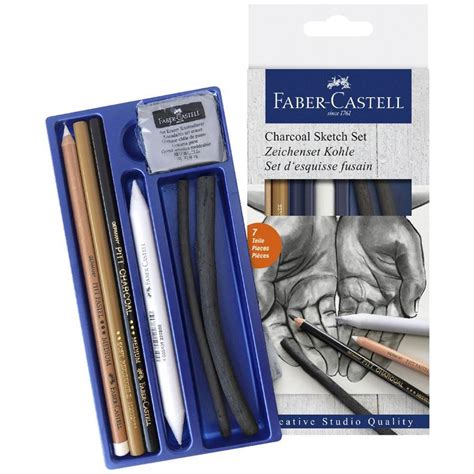 Shop Faber Castell Charcoal Sketch Set Australia Art Supplies Articci