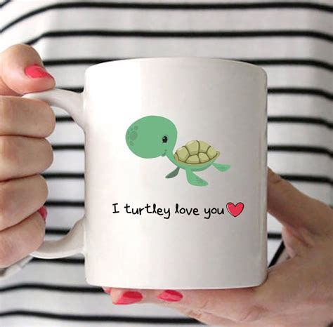 Turtle Mug I Turtley Love You Sea Turtle Coffee Mug Etsy