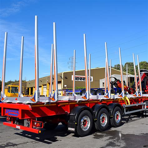 Timber traces back to an old english word initially meaning house or building that also. Timber Skeletal Trailer | Dennison Trailers