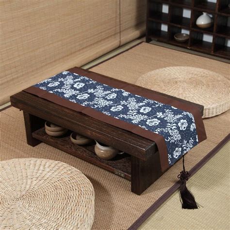 Great savings & free delivery / collection on many items. Asian Antique Furniture Japanese Floor Tea Table Rectangle Small Size Living Room Wooden ...