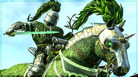 Reskin Impressive Green Knight Fantasy Armor Character Art