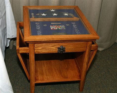 Military Shadow Box Table Military Shadow Box Shadow Box Table