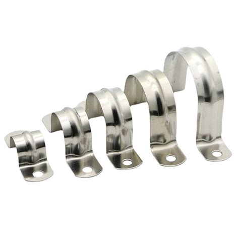 Bclong X Stainless Steel U Shaped Conduit Clamp Saddle Strap Tube