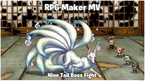 Rpg Maker Mv Nine Tail Boss Fight Youtube