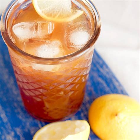 Homemade Lemon Iced Tea Lemon Iced Tea Recipe Tea Recipes Iced Tea