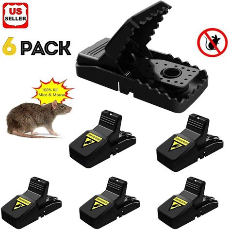 4 Pack Reusable Mouse Traps Rat Trap Rodent Snap Trap Mice Trap Catcher