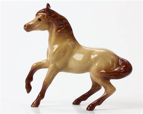 Hagen Renaker Mini Horse Figurine Red Dun Mare By Vintage4vintage