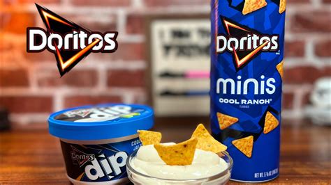 Doritos Dip And Minis Cool Ranch Flavored Taste Test Youtube