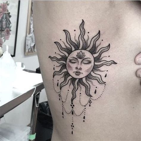 We discuss using organic shapes and cool colors to create the calm effect on the moon. 39 best Bohemian Sun And Moon Tattoos Meaning images on ...