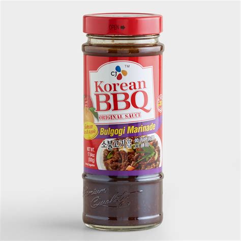 7 calories of soy sauce (tamari), (0.63 tbsp). Korean Bulgogi BBQ Sauce, Set of 2 | World Market