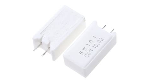 Te Connectivity 1Ω Wire Wound Resistor 5w ±5 Sqmw51r0j Rs