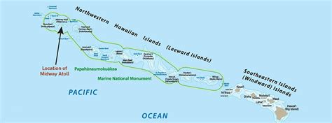Trivia For Kids Map Of Midway Islands