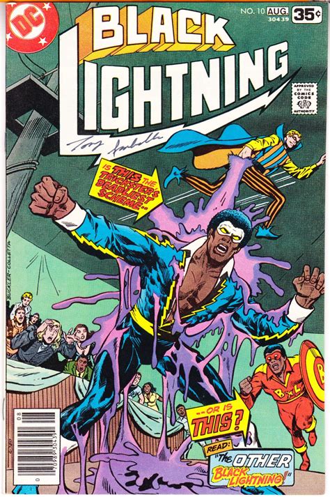 Black Lightning Vol 1 10 Signed Comic Vintage Book 1978 Dc Nm 9