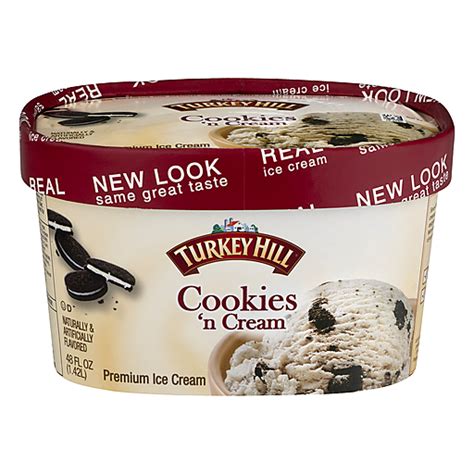 Turkey Hill Cookies N Cream Premium Ice Cream Fl Oz Tub Other