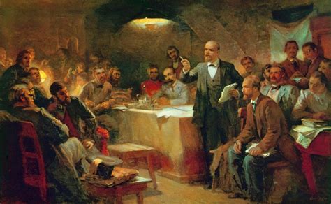Bolshevik Meeting 1903 Nvladimir Lenin At The Second Congress Of The Marxist Russian Social