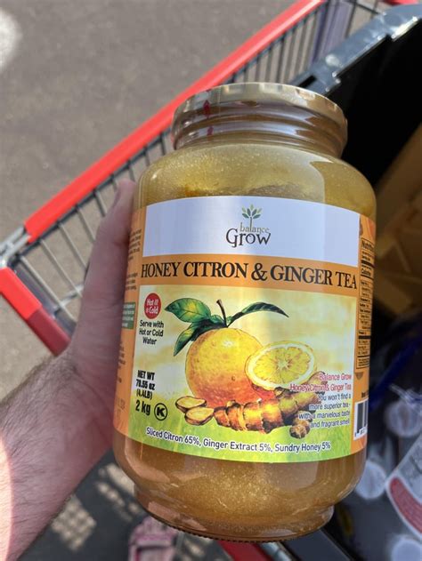 For Those Familiar With The Honey Citron And Ginger Tea What Are Your