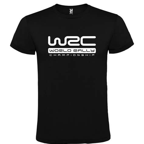 Camiseta negra con logotipo de WRC - eZon