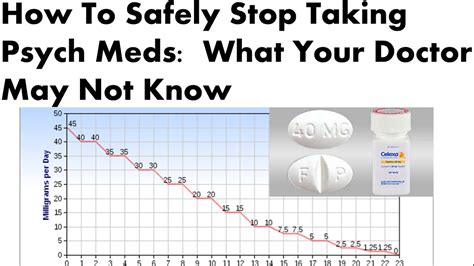 How To Stop Taking Antidepressants Safely A Scientific Explanation