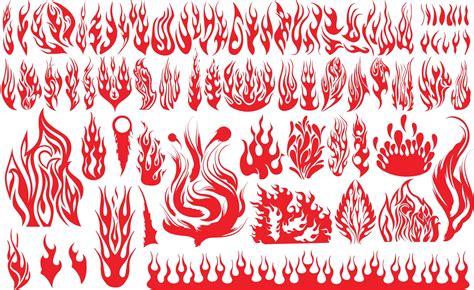 Top 10 Free Vector Flame Pattern Cdr Vector Free Illustration Free
