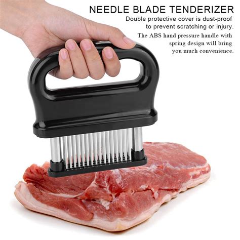 Details About Home Kitchen 48 Blade Stainless Steel Meat Tenderizer