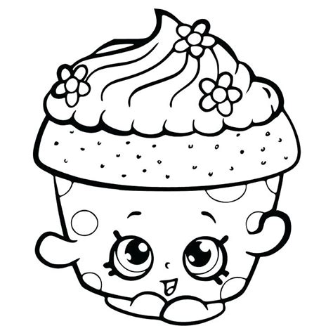 Blueberry Muffin Pages Coloring Pages