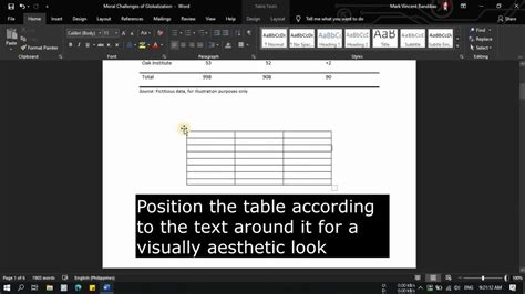 Formatting Tips For Perfect Tables In Microsoft Word Hot Sex Picture