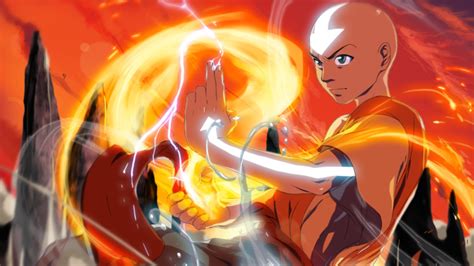 Papel De Parede Ilustração Anime Avatar O Último Mestre Do Ar Aang