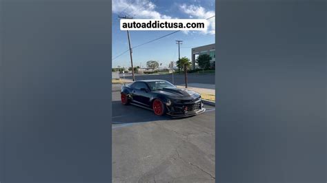 Bagged Widebody Camaro Zl1 Autoaddictusa Autoaddictusa