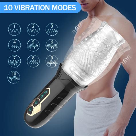 Automatic Rotating Vibrating Masturbator Cup For Men Real Oral Sex