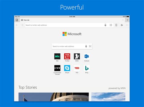 Microsoft Edge Browser For Ios Gets Ipad Support Iclarified