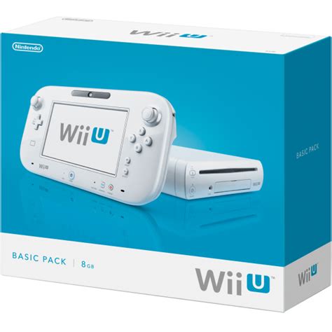 Wii U Console 8gb Basic Pack White Games Consoles
