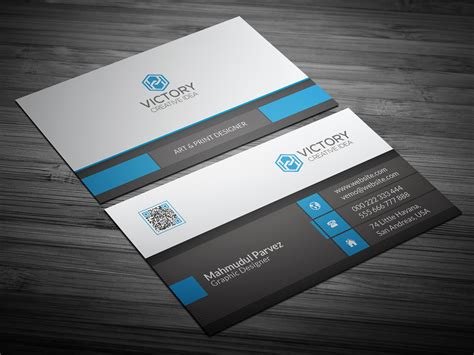 Subscribe (free!) these card templates are easy to download, customize, and print. AZRAKOB CORPORATE BUSINESS CARD | Creative Photoshop ...